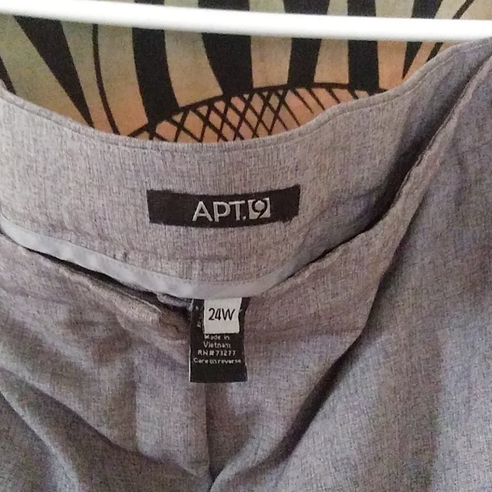 Apt 9 silver long swing pants.